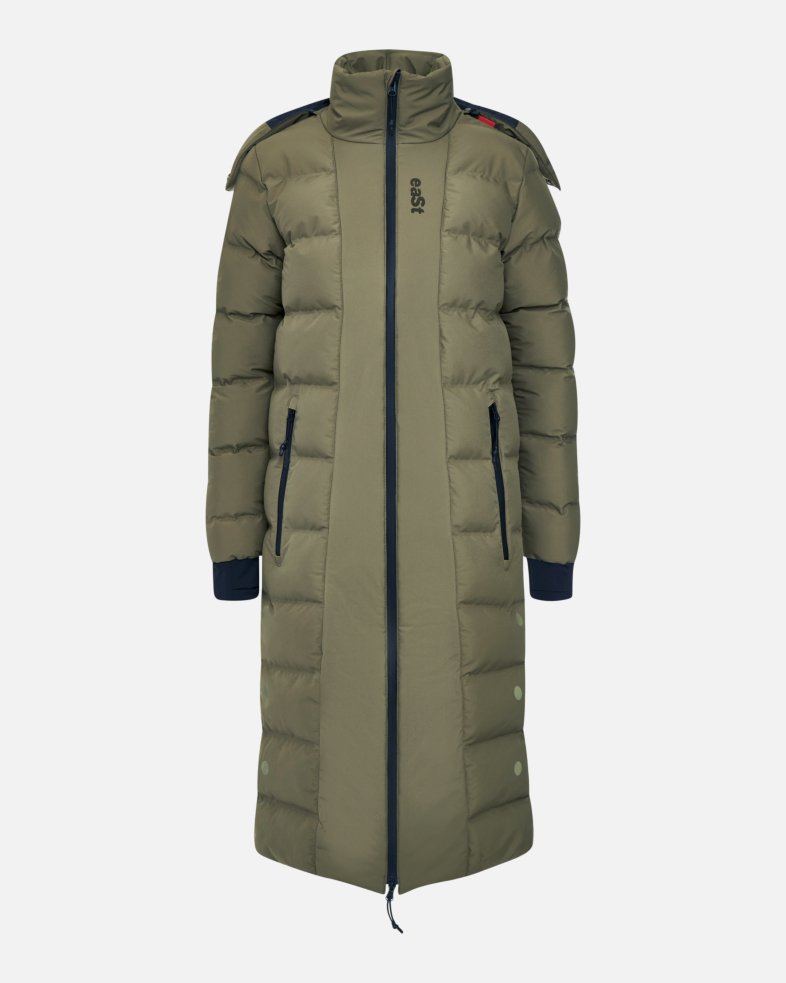 ea.ST Performance Long Puffer Coat