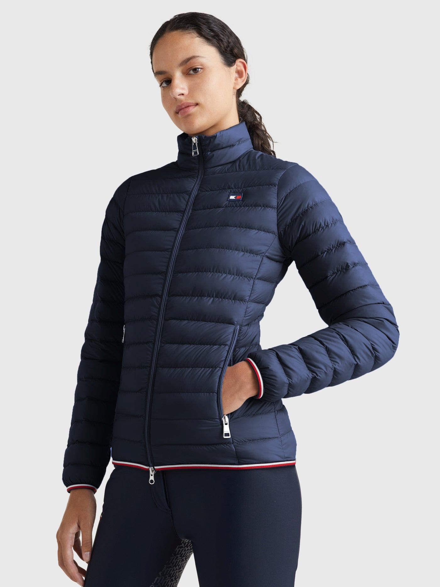 Women's lightweight re-down jacket