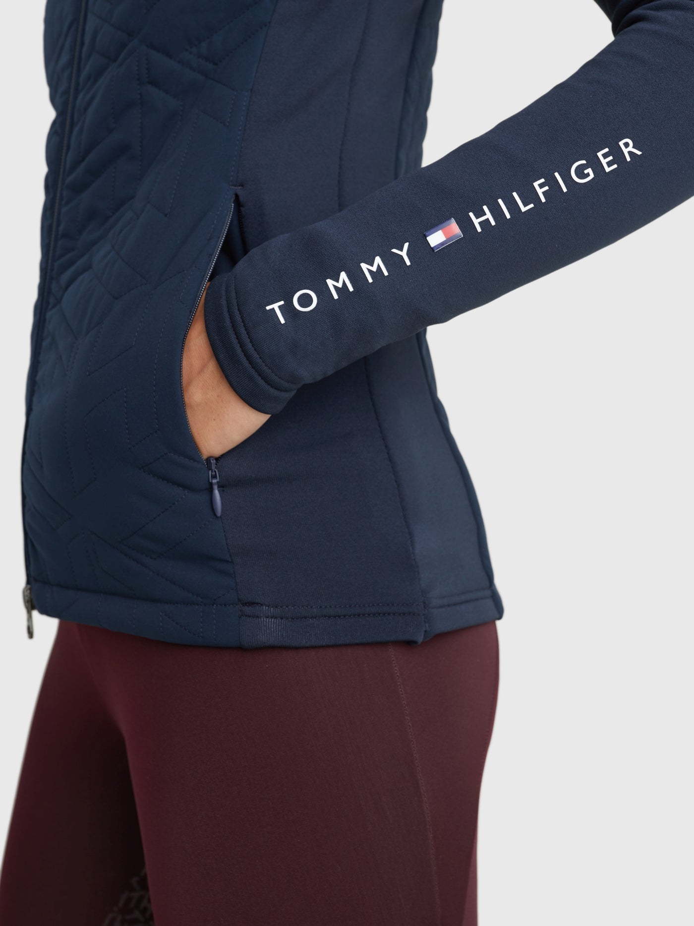 Tommy Hilfiger Damen Eco-Loft Fleecejacke