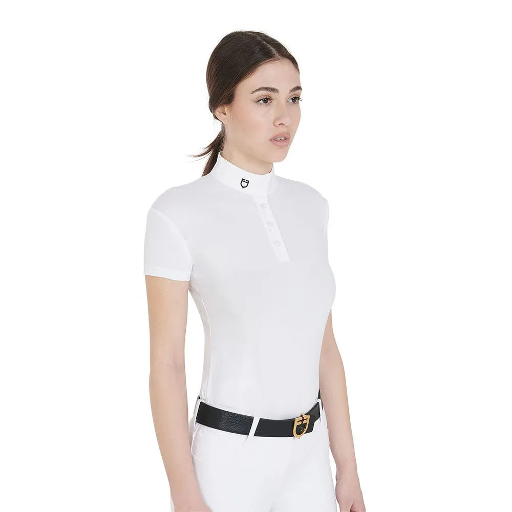 Equestro Damen Kurzarm Poloshirt Sally