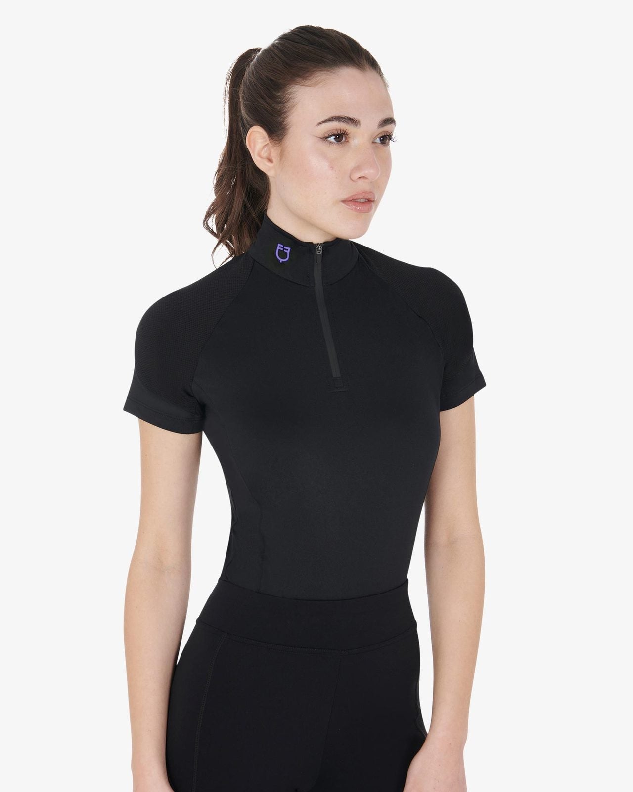 Equestro Frauen Base Layer kurzarm